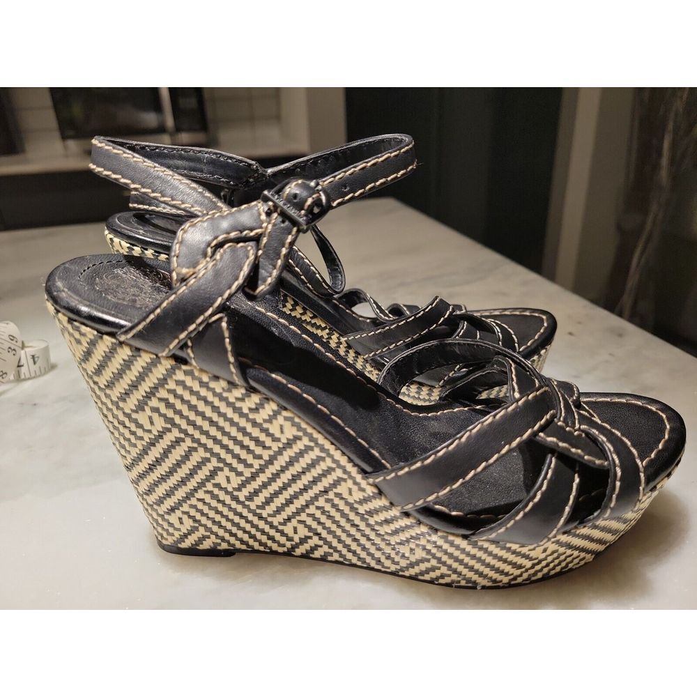 Vince Camuto Womens High Heels Wedge Sandals US Size 7.5